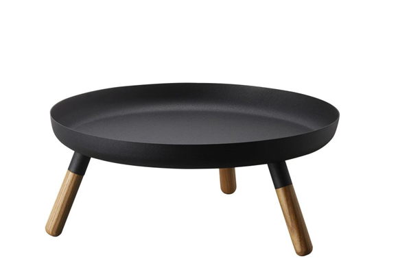 Product image 1 of Yamazaki Plain Dienblad met poten - Zwart