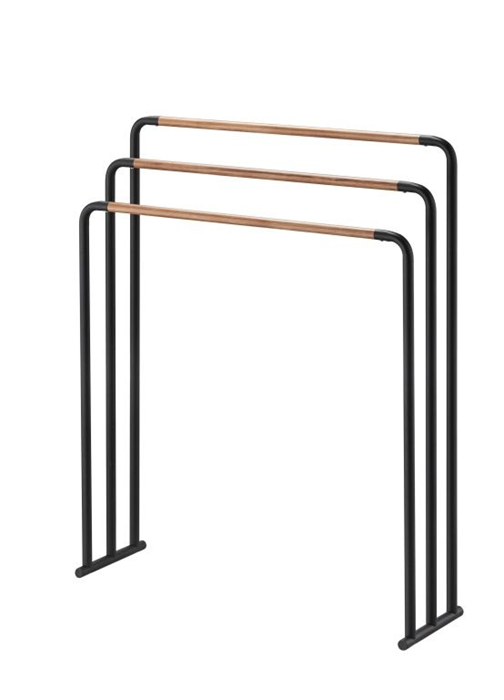 Product image 1 of Yamazaki Plain Handdoekenrek badkamer - Zwart