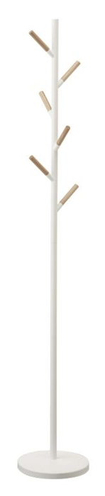 Image of Yamazaki Plain Pole Hanger - white