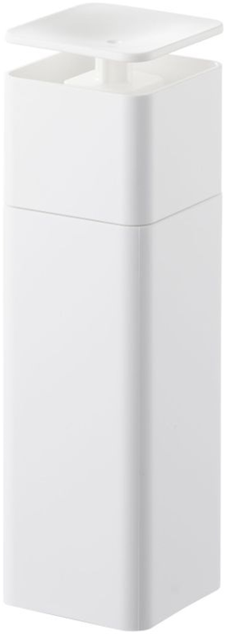 Image of Yamazaki Push Soap Dispenser - Tower - White