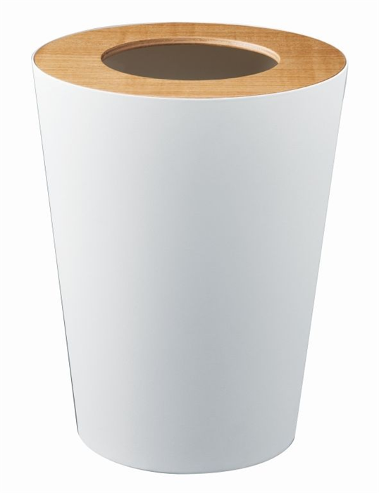 Product image 1 of Yamazaki Rin Afvalbak rond - Wit