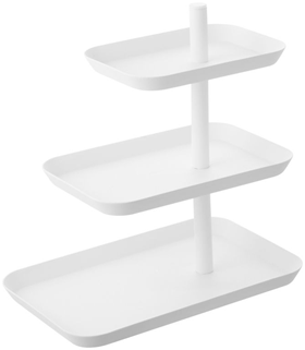 Image of Yamazaki Serving stand 3 tiered - Tower - White