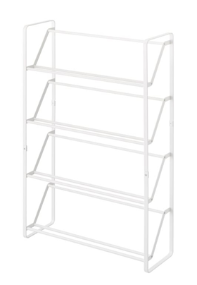 Image of Yamazaki Shoe rack - Slim 4 - white