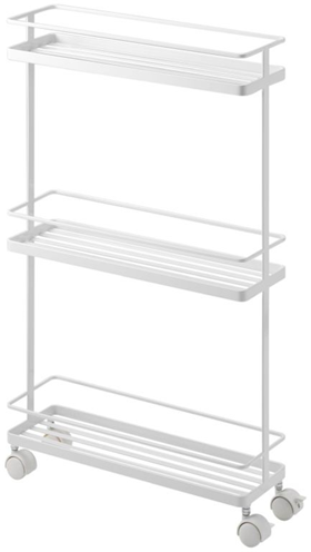 Image of Yamazaki Storage Cart - Tower - white