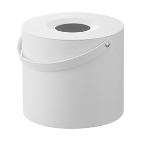 Afbeelding van Yamazaki Tissue case round with handle - Tower - White