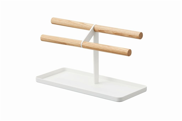 Product image 1 of Yamazaki Tosca Horloge & accessoire organizer - Wit