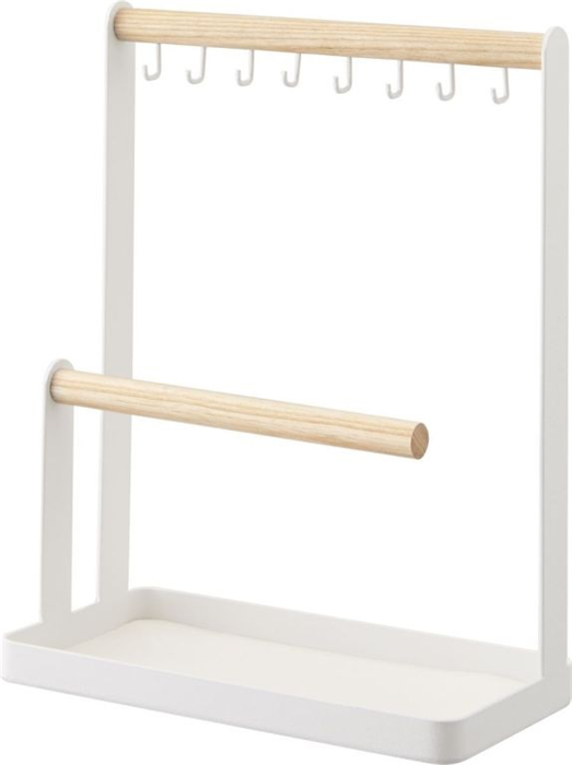 Product image 1 of Yamazaki Tosca Sieradenrekje 2 staanders - Wit
