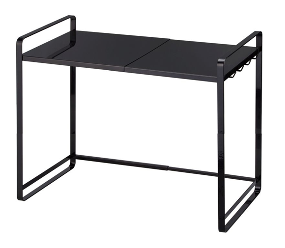 Product image 1 of Yamazaki Tower Aanrechtorganizer uitschuifbaar - Zwart
