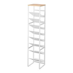 Afbeelding van Yamazaki Tower Flessenrek 8-laags - Wit