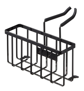 Afbeelding van Yamazaki Tower Gootsteenorganizer hangend - Zwart