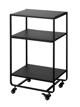 Afbeelding van Yamazaki Tower Keukentrolley 3-laags - Zwart