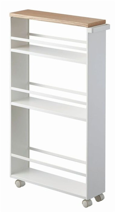Product image 1 of Yamazaki Tower Keukentrolley met greep smal - Wit