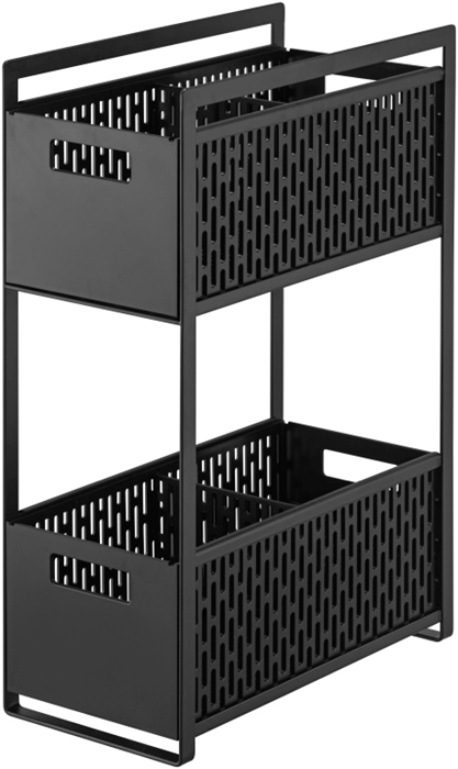 Product image 1 of Yamazaki Tower Opbergmanden set 2-laags - Zwart