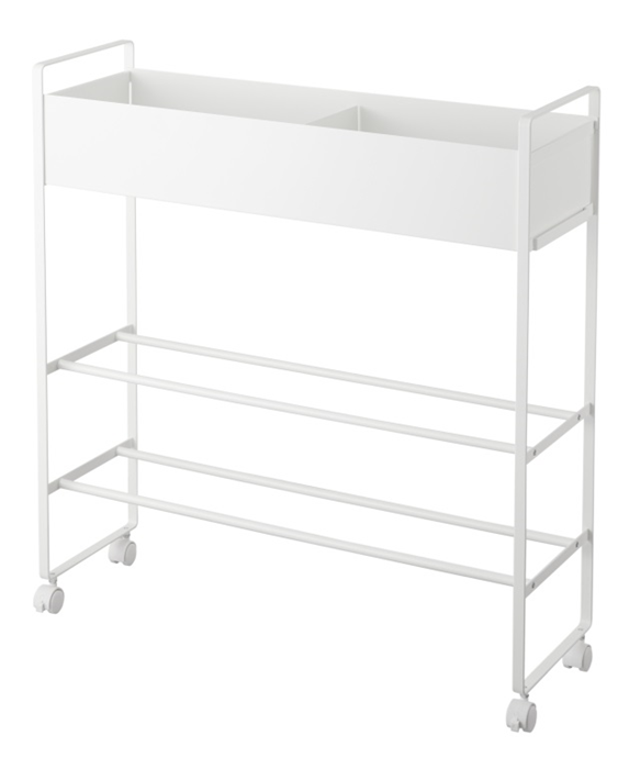 Product image 1 of Yamazaki Tower Opbergtrolley met bak - Wit