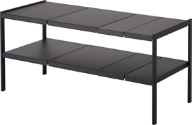 Afbeelding van Yamazaki Tower Organizer uitschuifbaar 2-laags - Zwart
