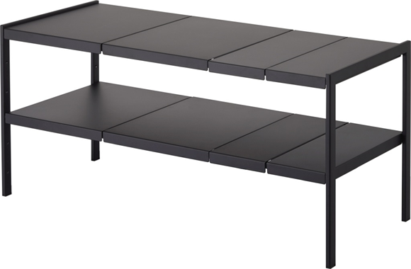 Product image 1 of Yamazaki Tower Organizer uitschuifbaar 2-laags - Zwart