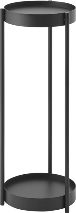 Product image 1 of Yamazaki Tower Plantenstandaard 2-laags op wielen - Zwart