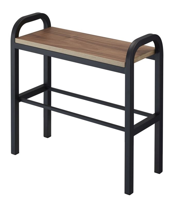 Product image 1 of Yamazaki Tower Schoenenrek met houten plank - Zwart