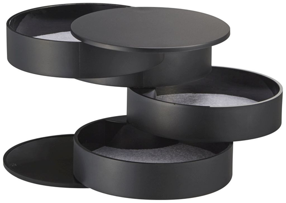 Product image 1 of Yamazaki Tower Sieradenorganizer 4-laags - Zwart