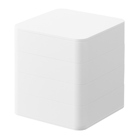 Afbeelding van Yamazaki Tower Sieradenorganizer vierkant 4-laags - Wit