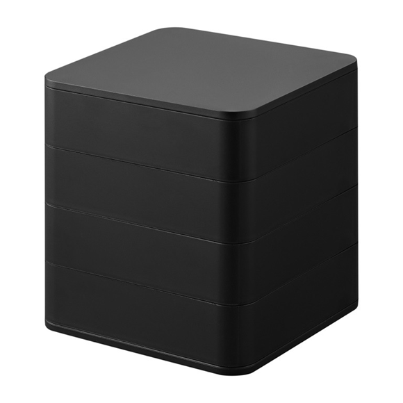 Product image 1 of Yamazaki Tower Sieradenorganizer vierkant 4-laags - Zwart