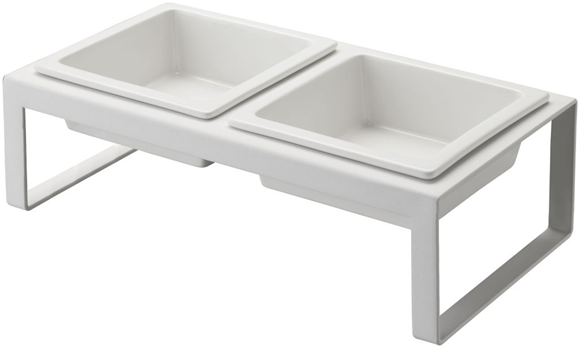 Product image 1 of Yamazaki Tower Voerbak set - Wit
