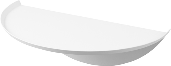 Product image 1 of Yamazaki Tower Wandplank rond - Wit