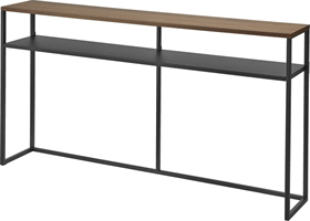 Afbeelding van Yamazaki Tower Wandtafel breed 2-laags - Zwart
