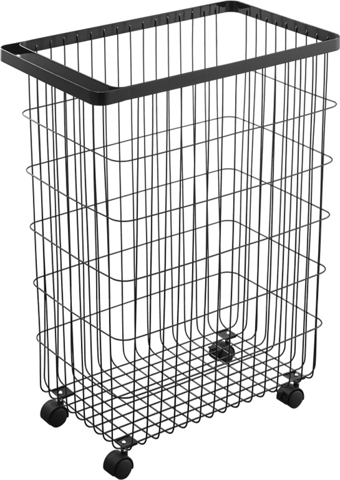 Product image 1 of Yamazaki Tower Wasmand op wielen - Zwart