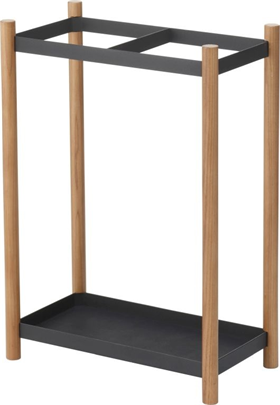 Image of Yamazaki Umbrella Stand - Plain - black