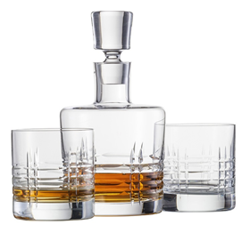 Image of Zwiesel Glas Destille No. 1 (Basic Bar Classic) Whisky set 1 karaf 0.75L + 2 glazen